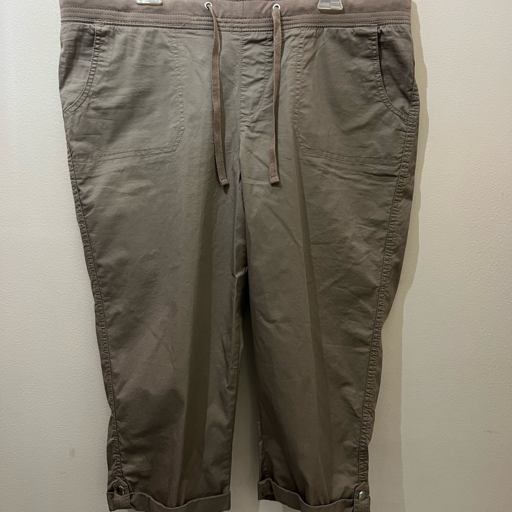 Lee Relaxed Fit Capri Pants Size 18